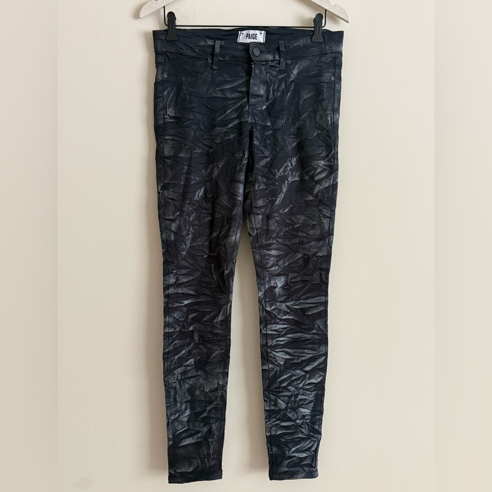Paige Verdugo Ultra Skinny Crinkle Jeans Size 28